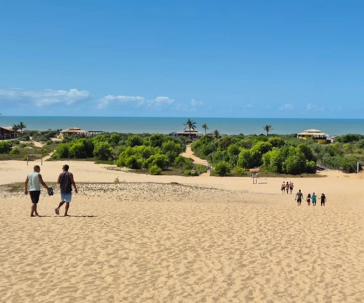Dunas de Itaúnas, perto da pousada