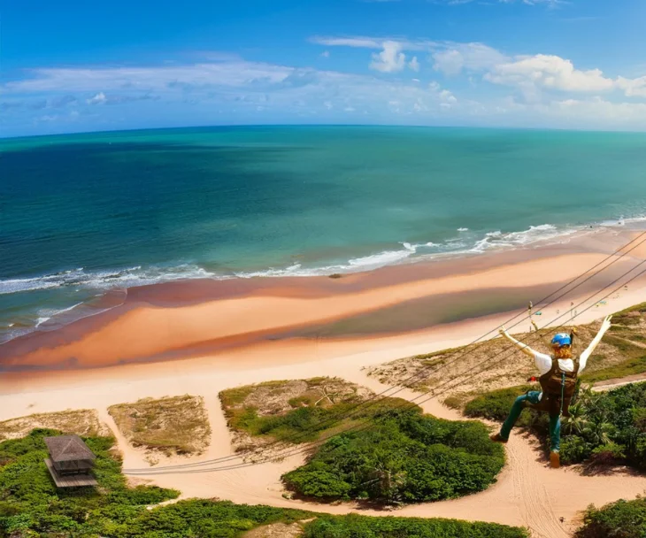 Praia de Itaúnas, em Conceição da Barra, Espírito Santo