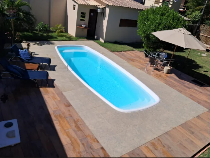 Piscina da Pousada Mirante de Areia, pousada em Itaúnas
